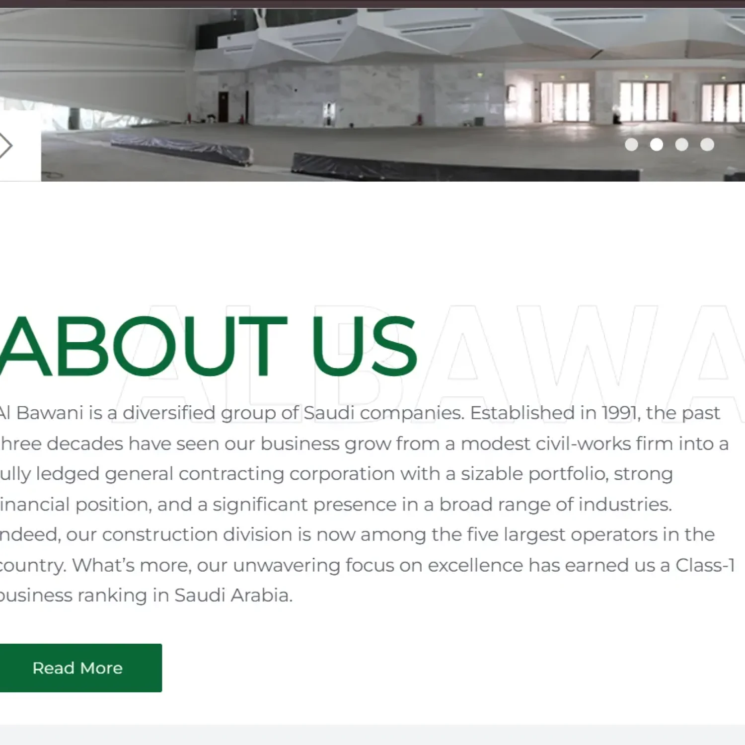 Corporate Profile in Saudi Construction