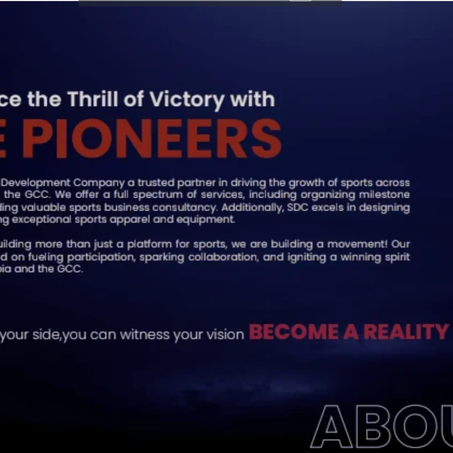 Sports Company Profile in Saudi Arabia