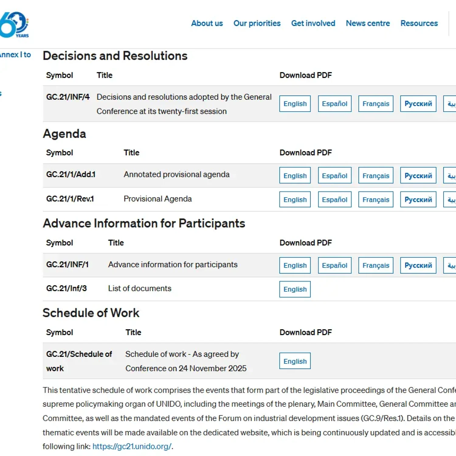 International Organization Copywriting